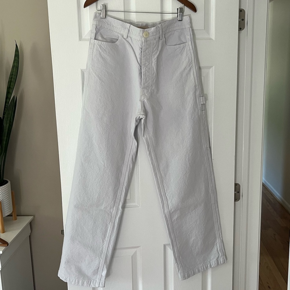 Jesse Kamm handy pant in moon white grey size 12